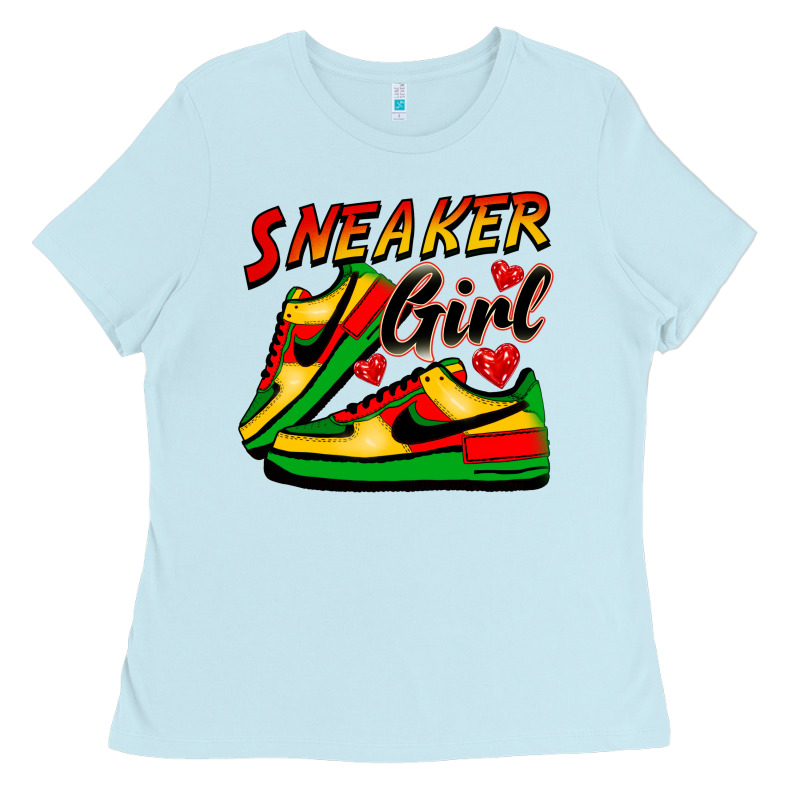 Sneaker Girl Ladies Tee by FaDigitalArtStudio | Teevron