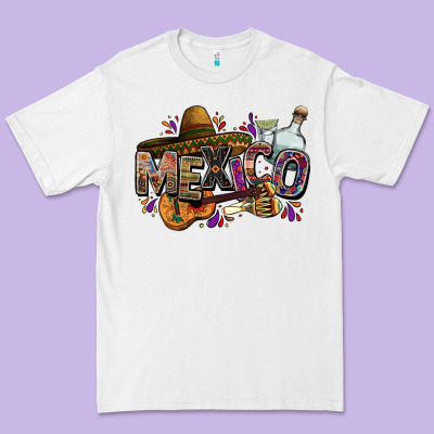 Mexico Premium Tee Designed By Fadigitalartstudio