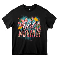Black Girl mama butterfly mother's day Heavy Core Tee - HowdyJamesFarm