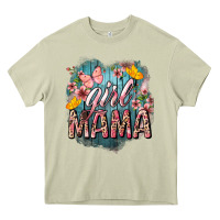 Mossy Girl mama butterfly mother's day Heavy Core Tee - HowdyJamesFarm