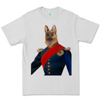 Dove Grey Pet Portraits, Custom Pet Portraits, Renaissance Pet Portraits, Custom Premium Tee - RanaPortraitStore