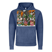 Vintage Denim easter Vintage Hoodie - CowhideDigitalArt