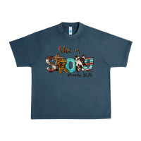 Midnight Navy She Is Strong Proverbs 31 25 Urban Heavy Tee - FaDigitalArtStudio