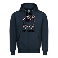 Navy race life Zipper Hoodie - JahusDesignShop