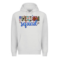 Dove Grey freedom squad Premium Hoodie - Artiststas