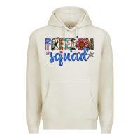 Oatmeal Heather freedom squad Premium Hoodie - Artiststas