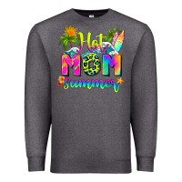 Charcoal Heather mom summer Premium Sweatshirt - RanaPortraitStore