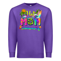 Purple mom summer Premium Sweatshirt - RanaPortraitStore