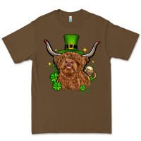 Cacao St. Patrick's Day cow Premium Tee - OliviaCreatesArt