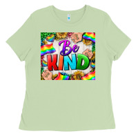 Matcha Western Be Kind LGBTQ Tumbler Ladies Tee - BundleAndBundleShop