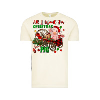 Vintage Arctic all i want for christmas is a pig Vintage Tee - FaDigitalArtStudio