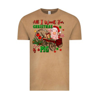 Vintage Camel all i want for christmas is a pig Vintage Tee - FaDigitalArtStudio