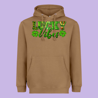 Lucky Vibes Heavyweight Hoodie Designed By Ranaportraitstore