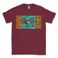 Burgundy dog mama license plate Classic Tee - Artiststas