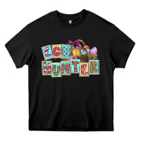 Black Egg hunter Easter Day Heavy Core Tee - CowGirlArtShop