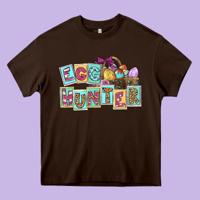 Egg Hunter Easter Day Heavy Core Tee Designed By Cowgirlartshop