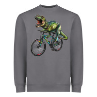 Storm t rex dinosaur riding dinosaur Heavyweight Sweatshirt - RanaPortraitStore