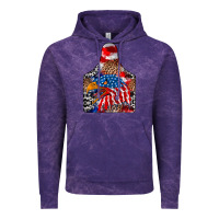 Cloud Purple america Vintage Hoodie - CowhideDigitalArt