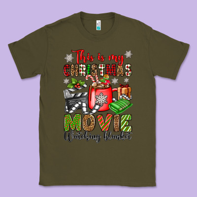 This Is My Christmas Movie Watching Blanket Classic Tee Designed By Oliviacreatesart