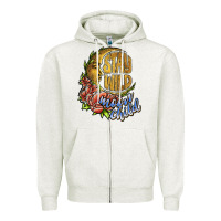 Oatmeal Heather stay wild moon child Zipper Hoodie - JahusDesignShop