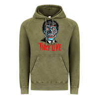 Vintage Olive they live Vintage Hoodie - DesigneFamous