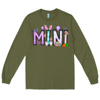 Army Green easter day mini Long Sleeve Tee - CowhideDigitalArt