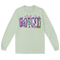 Matcha easter day mini Long Sleeve Tee - CowhideDigitalArt