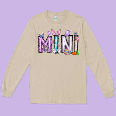 Easter Day Mini Long Sleeve Tee Designed By Cowhidedigitalart