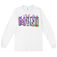 White easter day mini Long Sleeve Tee - CowhideDigitalArt