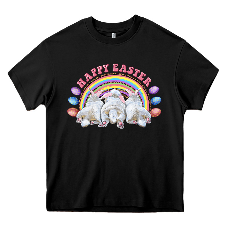 Happy Easter Bunny Tails Heavy Core Tee by RanaPortraitStore | Teevron