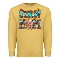 Antique Gold show mom pig Premium Sweatshirt - RanaPortraitStore