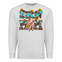 Dove Grey show mom pig Premium Sweatshirt - RanaPortraitStore