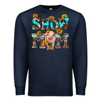 Navy show mom pig Premium Sweatshirt - RanaPortraitStore