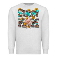 Oatmeal Heather show mom pig Premium Sweatshirt - RanaPortraitStore