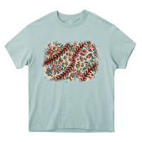 Arona Baseball leopard glitter background Heavy Core Tee - HowdyJamesFarm