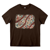 Chocolate Brown Baseball leopard glitter background Heavy Core Tee - HowdyJamesFarm