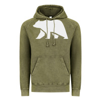 Vintage Olive bear Vintage Hoodie - DesigneFamous