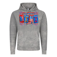Cloud Rock american mini Vintage Hoodie - CowhideDigitalArt