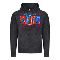 Vintage Black american mini Vintage Hoodie - CowhideDigitalArt
