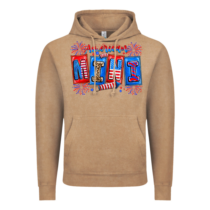 American Mini Vintage Hoodie by CowhideDigitalArt | Teevron