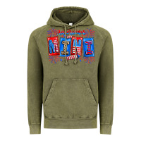 Vintage Olive american mini Vintage Hoodie - CowhideDigitalArt