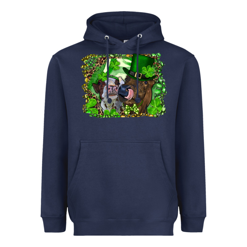 St. Patricks Day Heifers Heavyweight Hoodie by RanaPortraitStore | Teevron