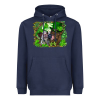 Navy st. patricks day heifers Heavyweight Hoodie - RanaPortraitStore