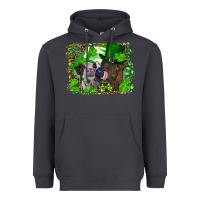 Smoke st. patricks day heifers Heavyweight Hoodie - RanaPortraitStore