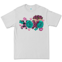 Dove Grey Xoxo Valentine's Day turquoise gemstone Premium Tee - FaDigitalArtStudio