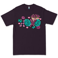 Plum Xoxo Valentine's Day turquoise gemstone Premium Tee - FaDigitalArtStudio