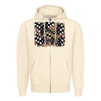 Sandshell racing leopard backgraund Zipper Hoodie - JahusDesignShop