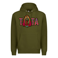 Army Green tata lady of guadalupe Premium Hoodie - Jasminsmagicworld