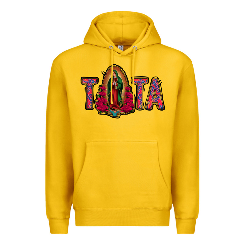 Tata Lady Of Guadalupe Premium Hoodie by Jasminsmagicworld | Teevron