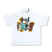 White Just Pray Urban Heavy Tee - FaDigitalArtStudio
